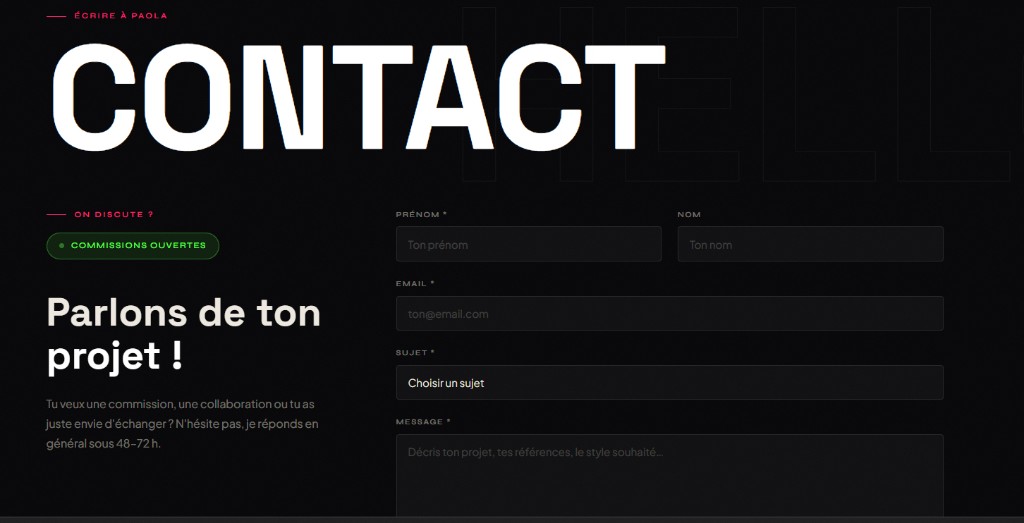 Contact commissions