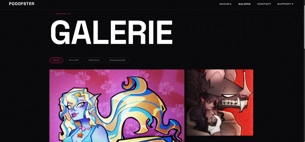 Galerie filtrable